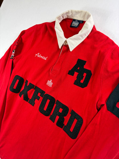 Bluză tip polo de rugby cu mânecă lungă Admiral x Oxford