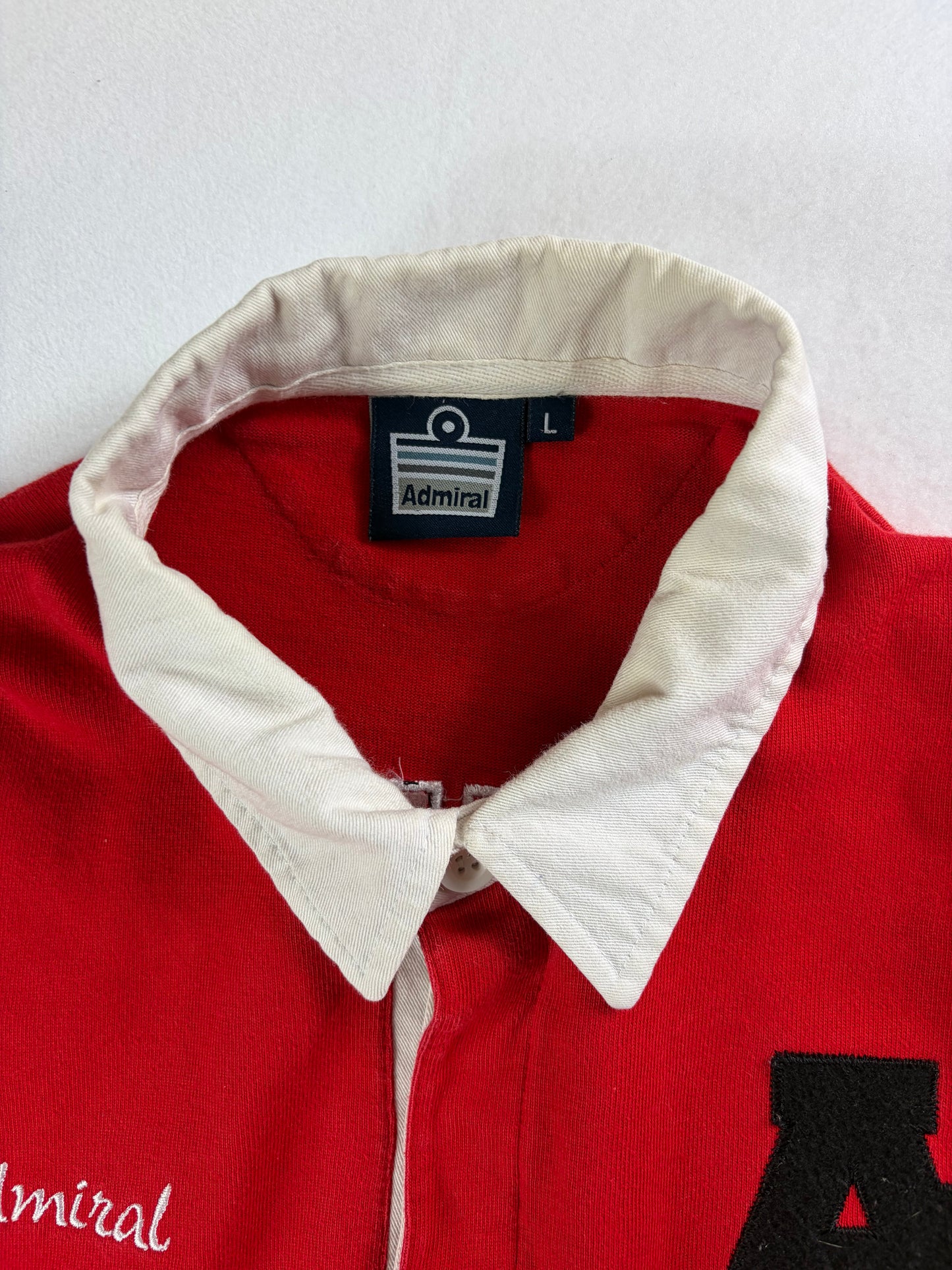 Bluză tip polo de rugby cu mânecă lungă Admiral x Oxford