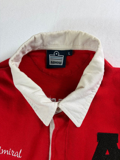 Bluză tip polo de rugby cu mânecă lungă Admiral x Oxford