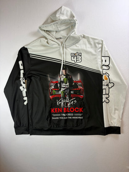 Ken Block 43 grafikus kapucnis pulóver