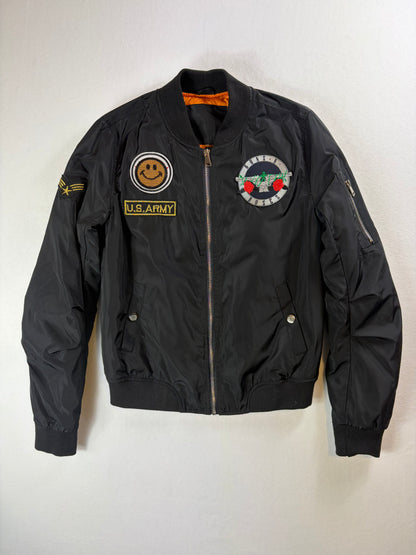 Geacă bomber de damă inspirată de Guns & Roses