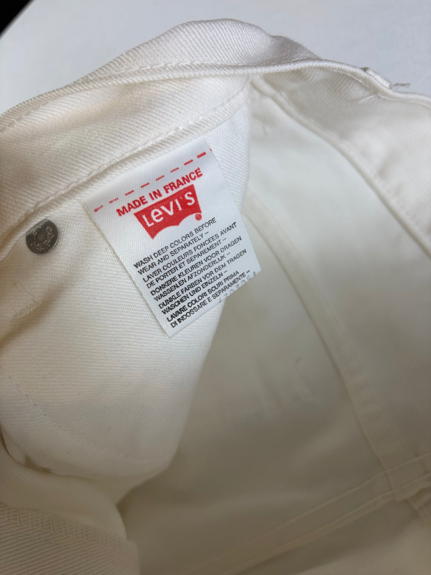 Vintage Levi Strauss & Co női magas derekú egyenes szabású farmernadrág