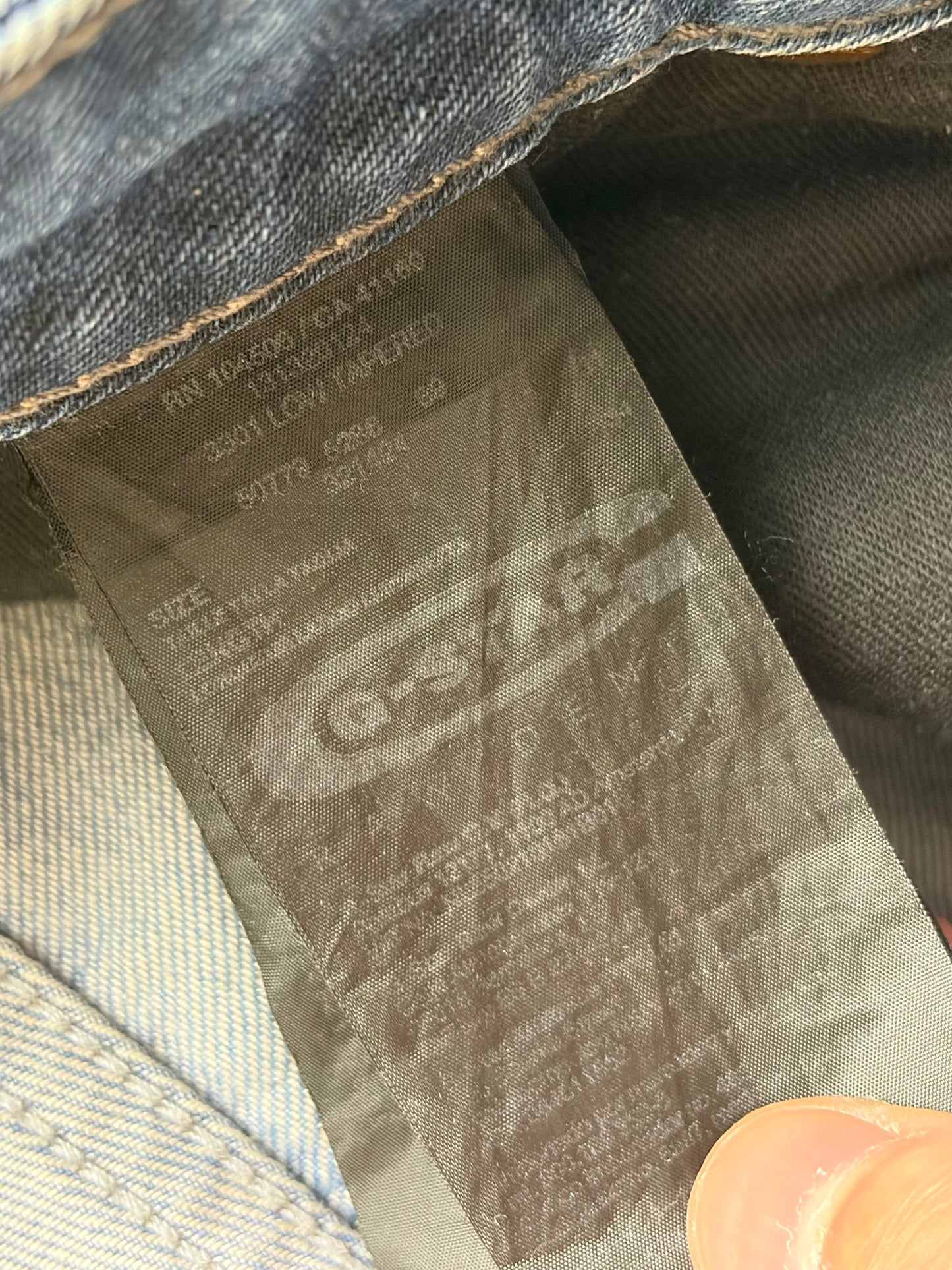 G-Star RAW alacsony szárú, szűkülő farmernadrág