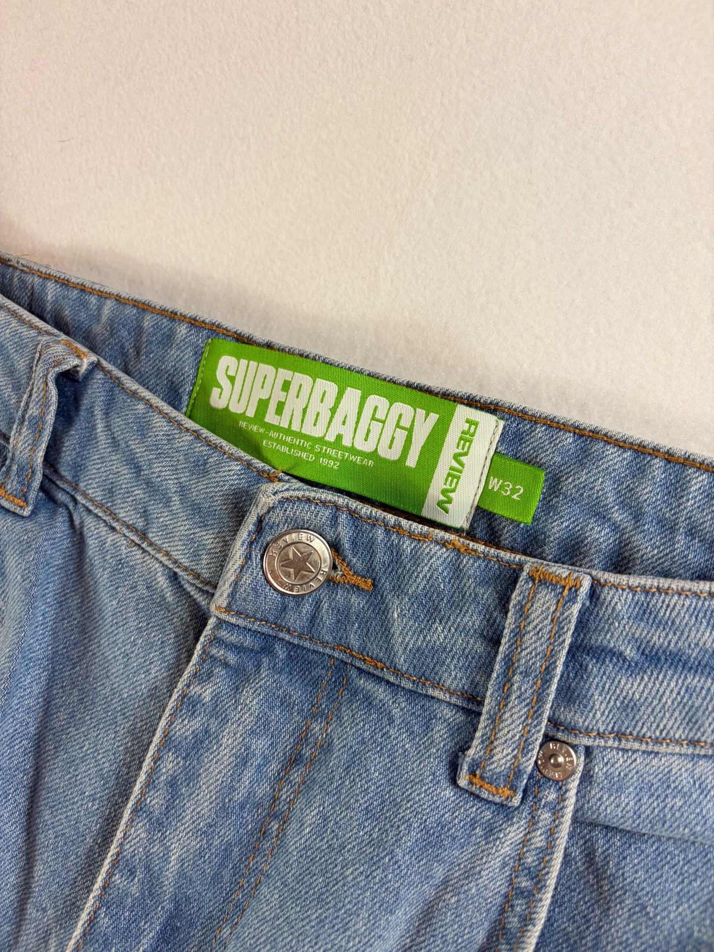 Y2K Szuper Baggy Unisex Farmernadrág Teszt