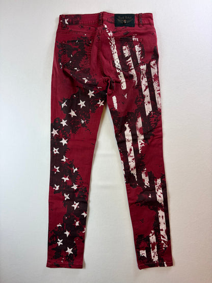 Rock Rebel Women's American Flag Print Jeans