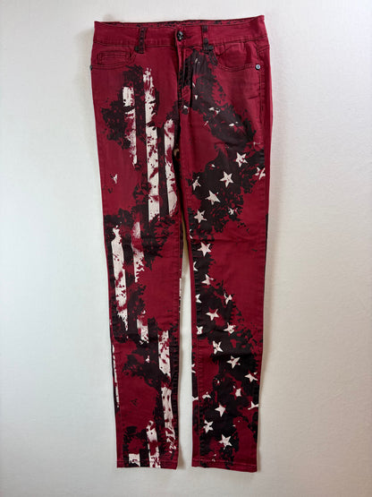 Rock Rebel Women's American Flag Print Jeans