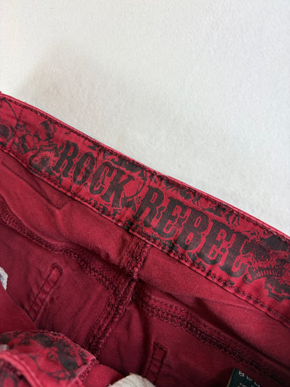 Rock Rebel Women's American Flag Print Jeans