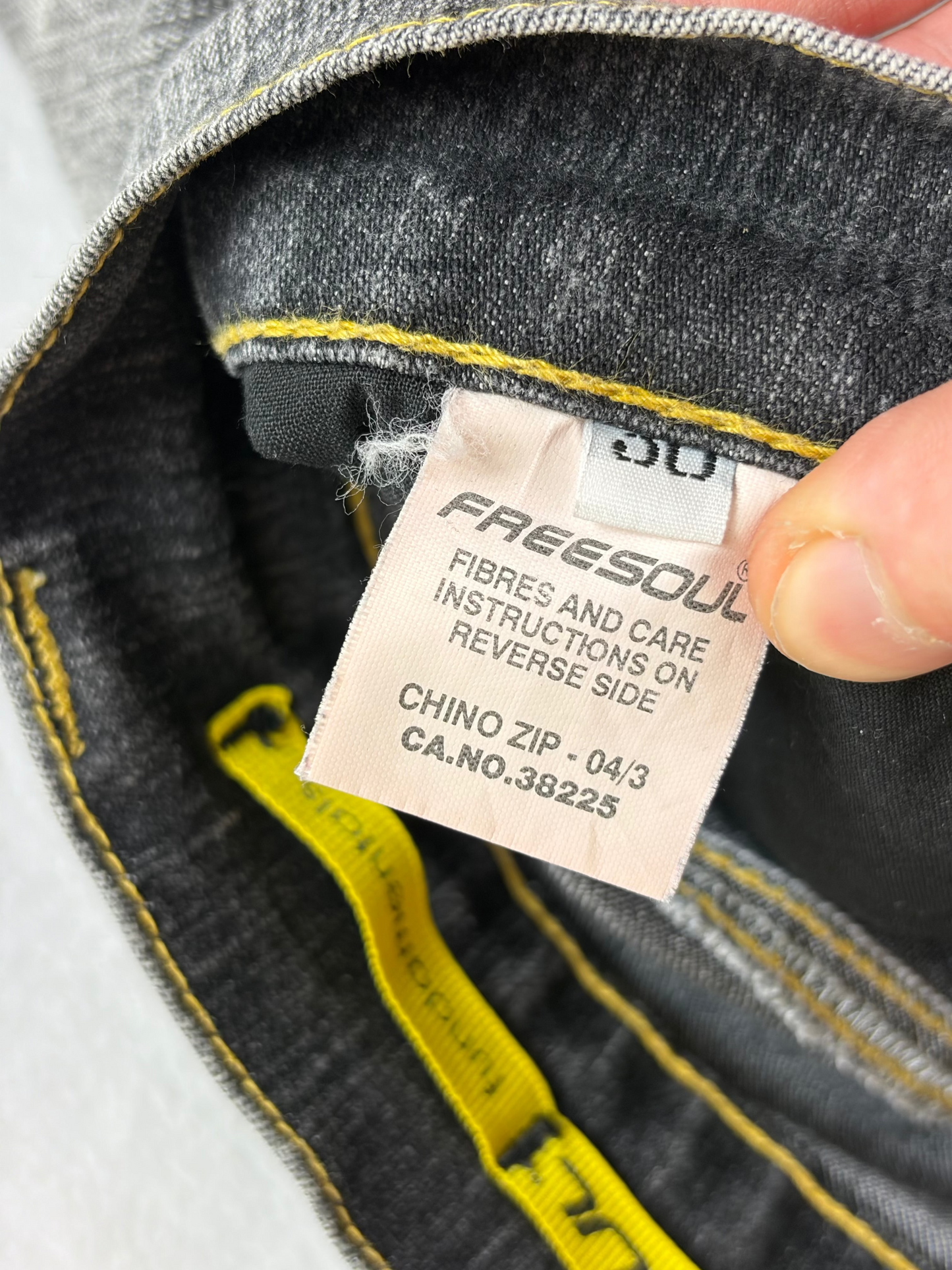 Y2K Freesoul egyenes szárú farmernadrág