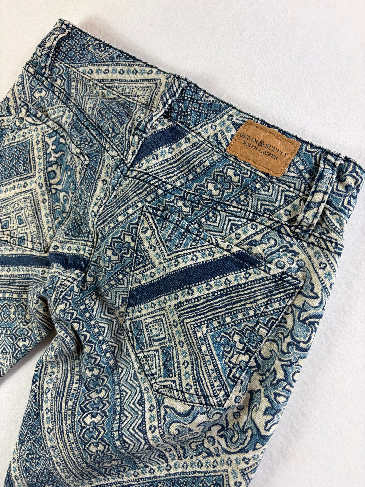 Ralph Lauren női városi mintás farmernadrág