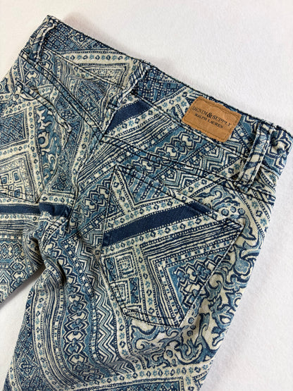 Ralph Lauren női városi mintás farmernadrág