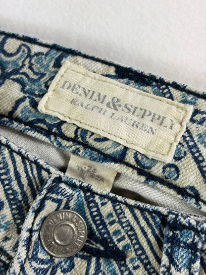 Ralph Lauren női városi mintás farmernadrág