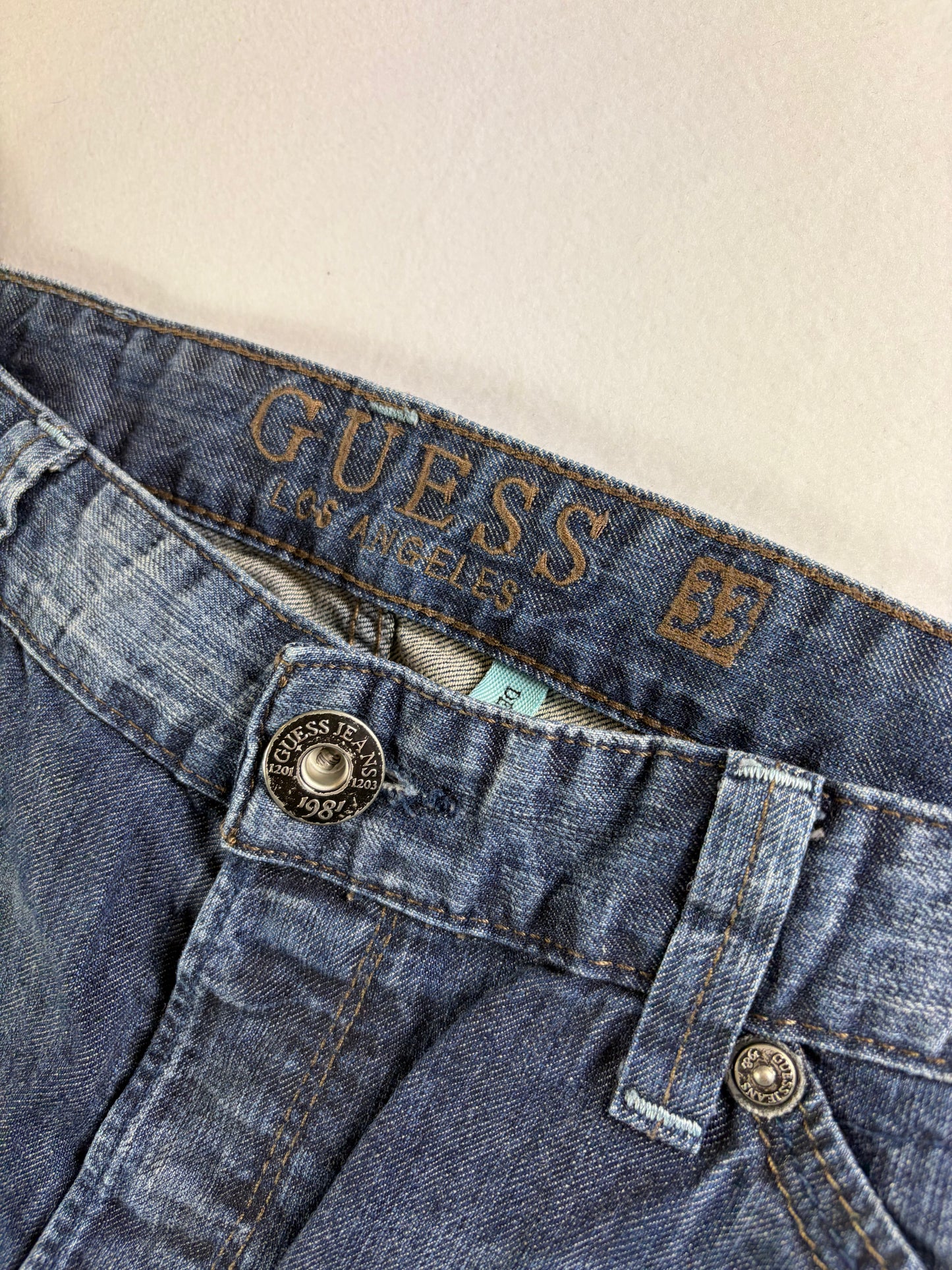 Vintage GUESS egyenes szárú farmer