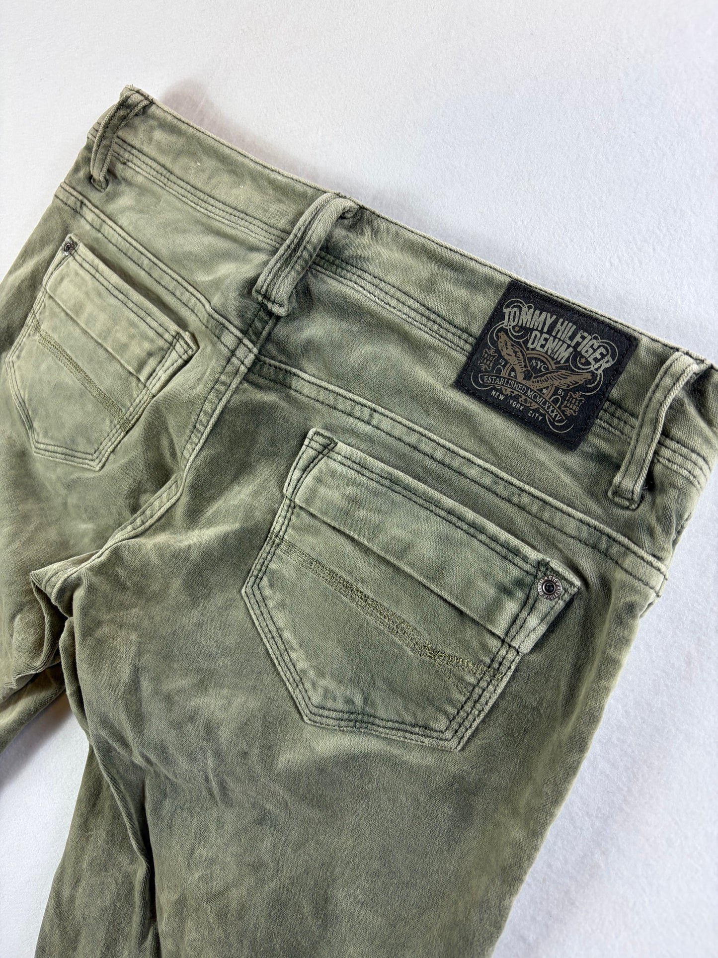 Vintage Tommy Hilfiger Women's Low Waisted Skinny Pants
