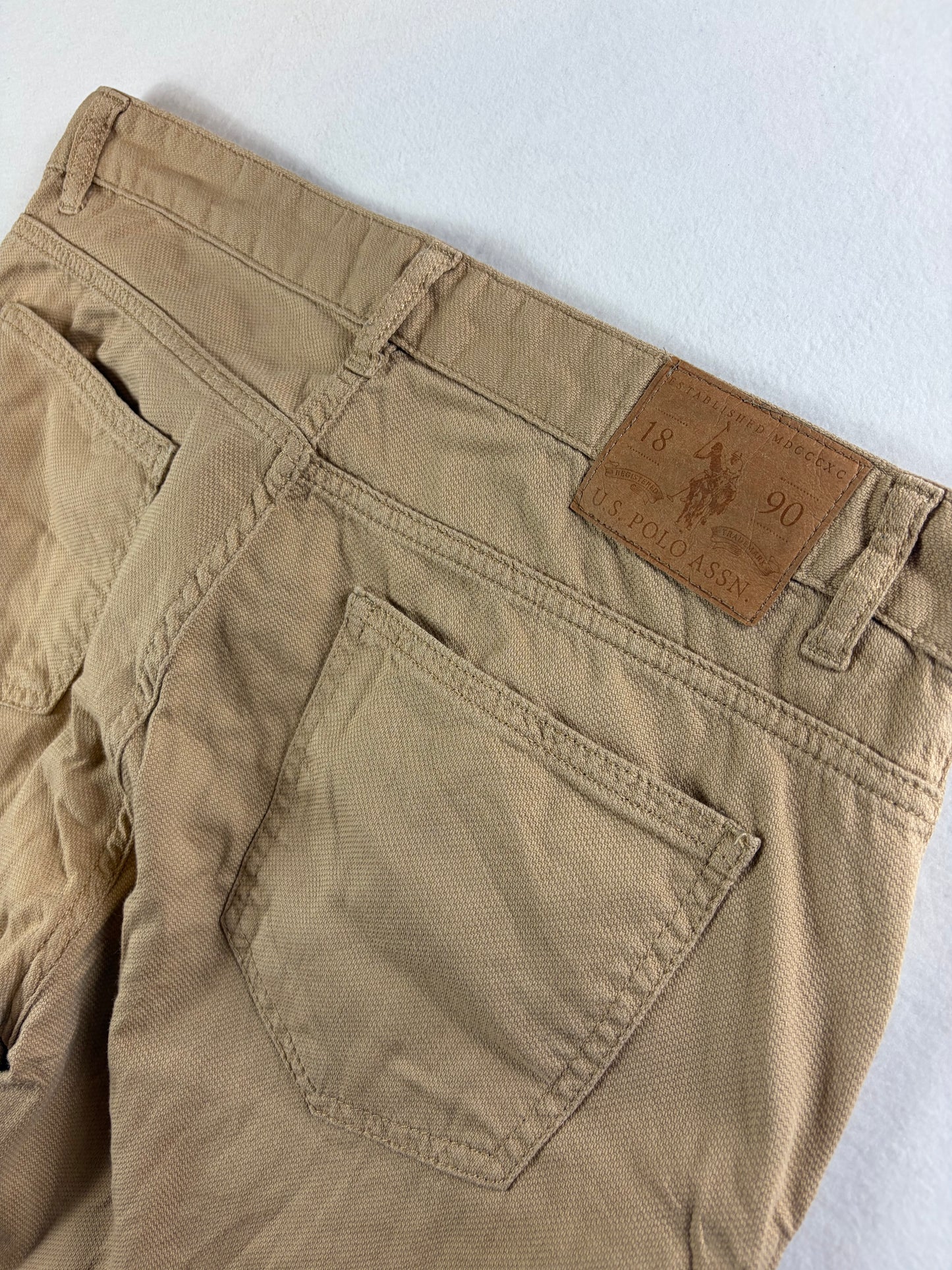 US Polo Assn. laza szabású egyenes szabású nadrág