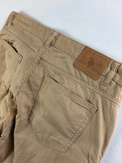 US Polo Assn. laza szabású egyenes szabású nadrág