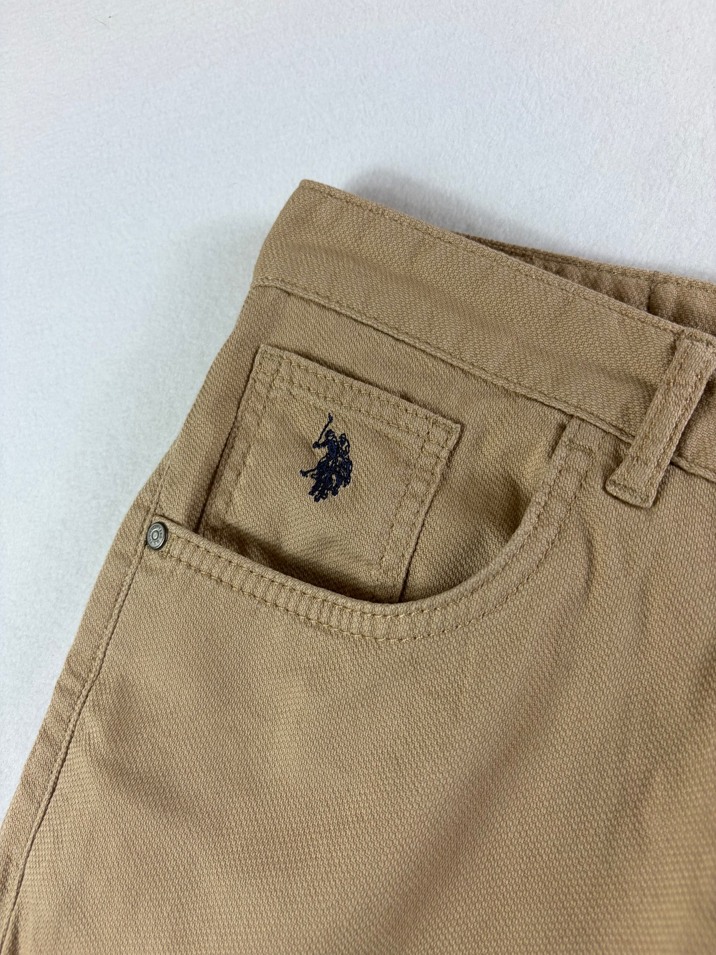 US Polo Assn. laza szabású egyenes szabású nadrág