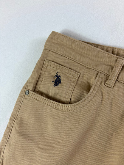 US Polo Assn. laza szabású egyenes szabású nadrág
