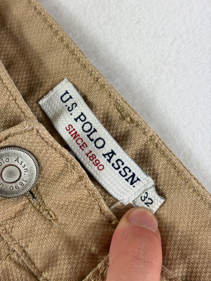 US Polo Assn. laza szabású egyenes szabású nadrág