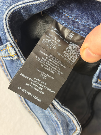 G-Star RAW női "Midge Straight" farmernadrág