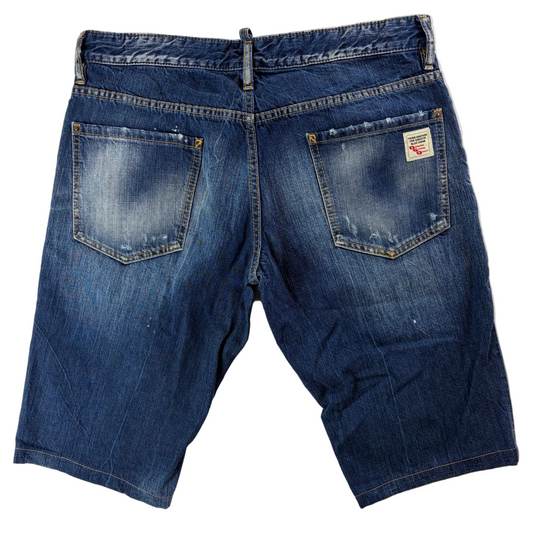 Pantaloni scurți din denim Dsquared2