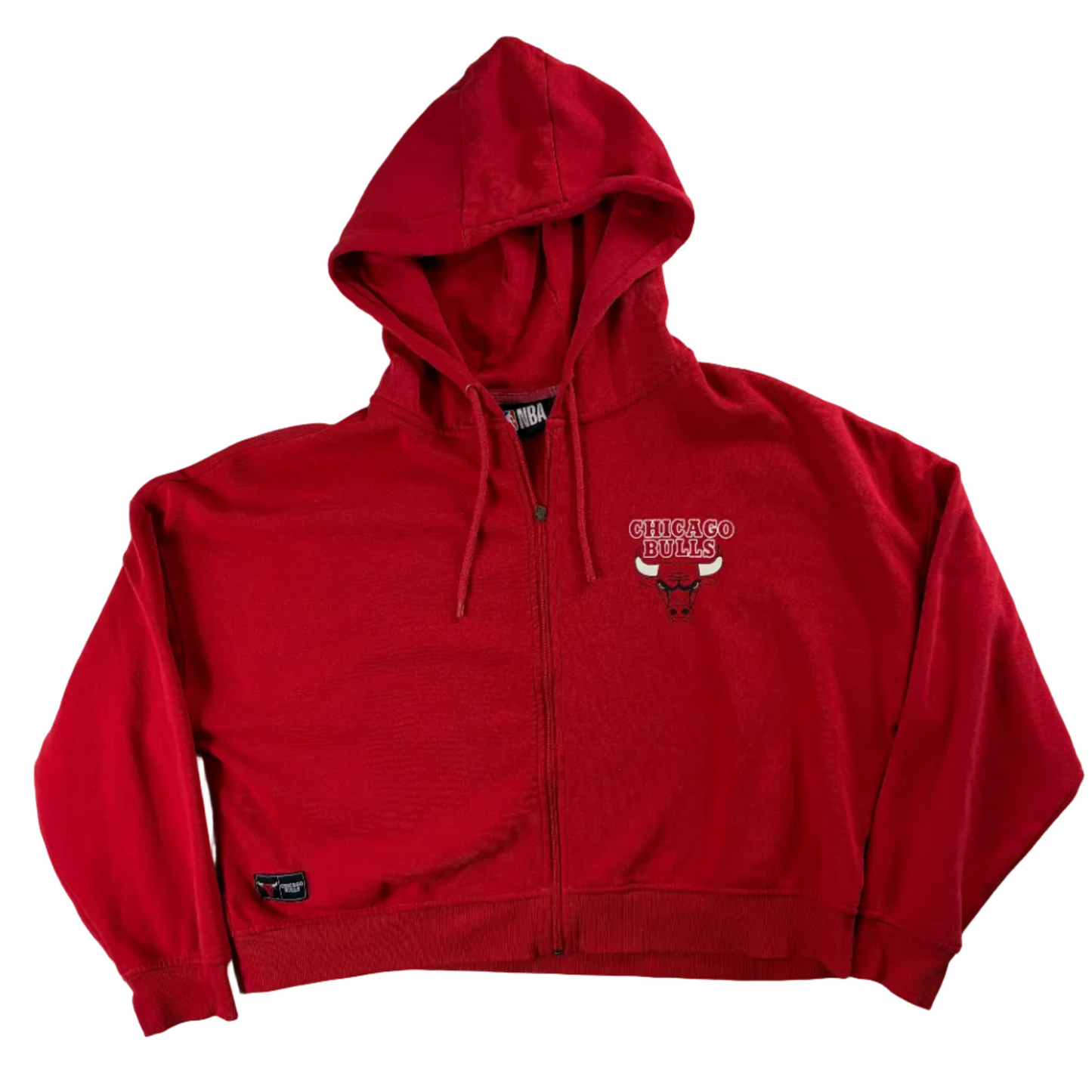 NBA x Chicago Bulls Women's Oversized Cropped Hoodie