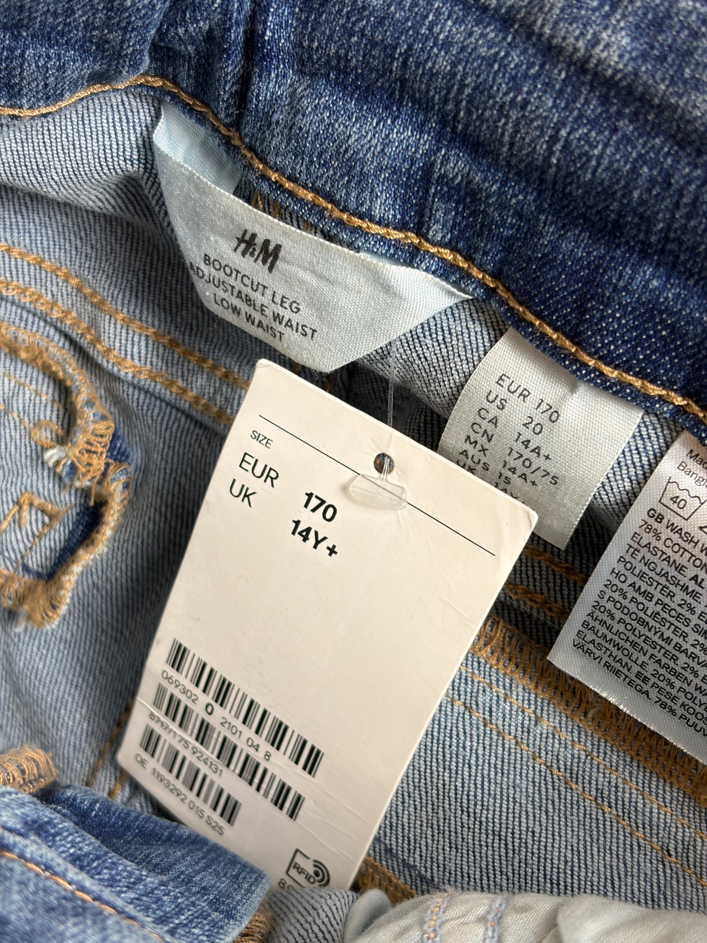 H&M női bootcut farmernadrág