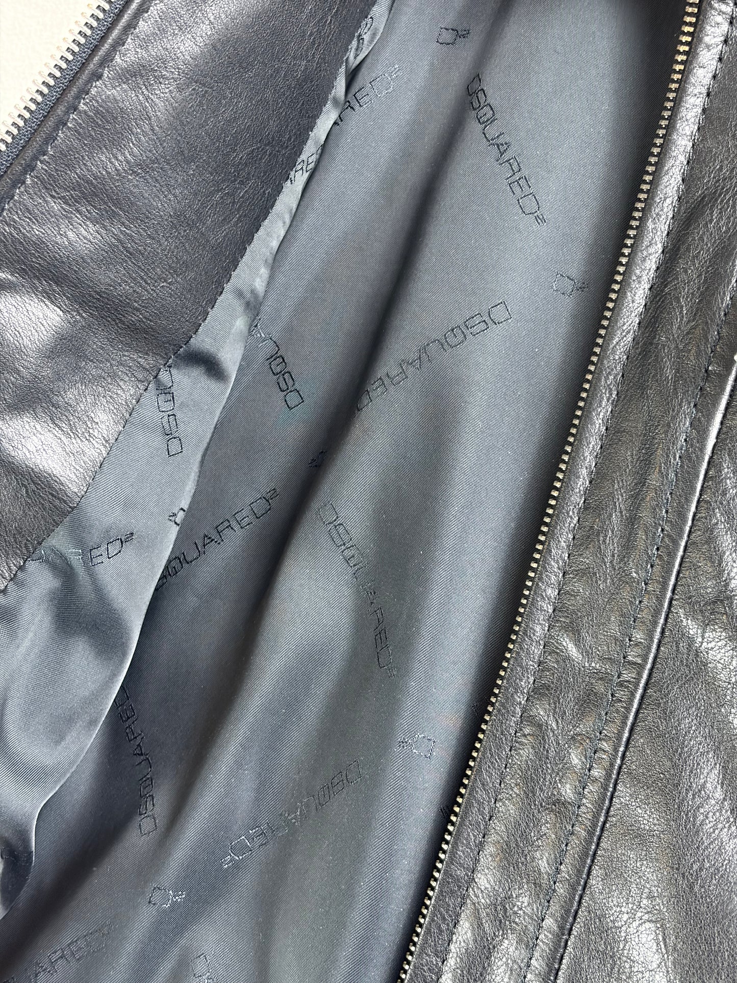 Vestă de piele Dsquared2