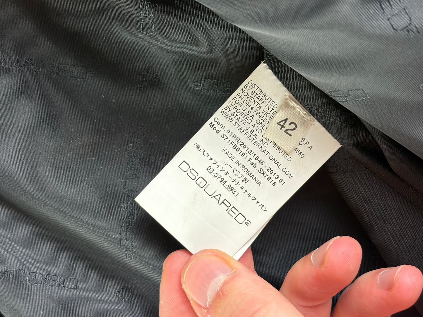 Vestă de piele Dsquared2