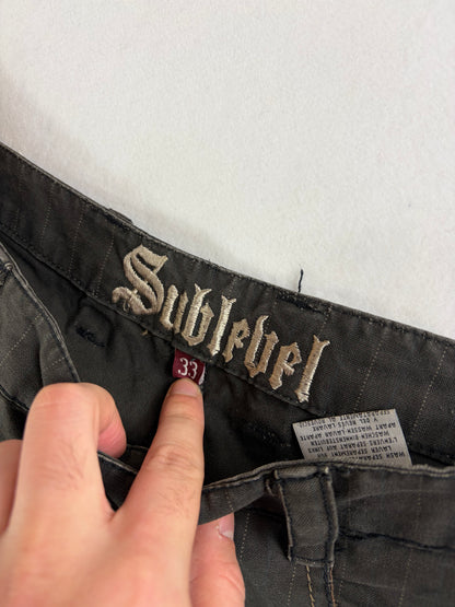 Blugi Lărgiți Y2K în Stil Skater Sublevel