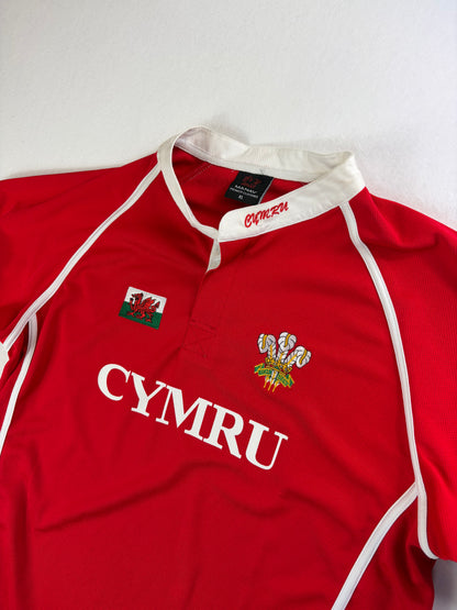 Tricou de fotbal/rugby vintage galez
