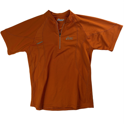 Vintage Asics Outdoor Zip-Up T-Shirt