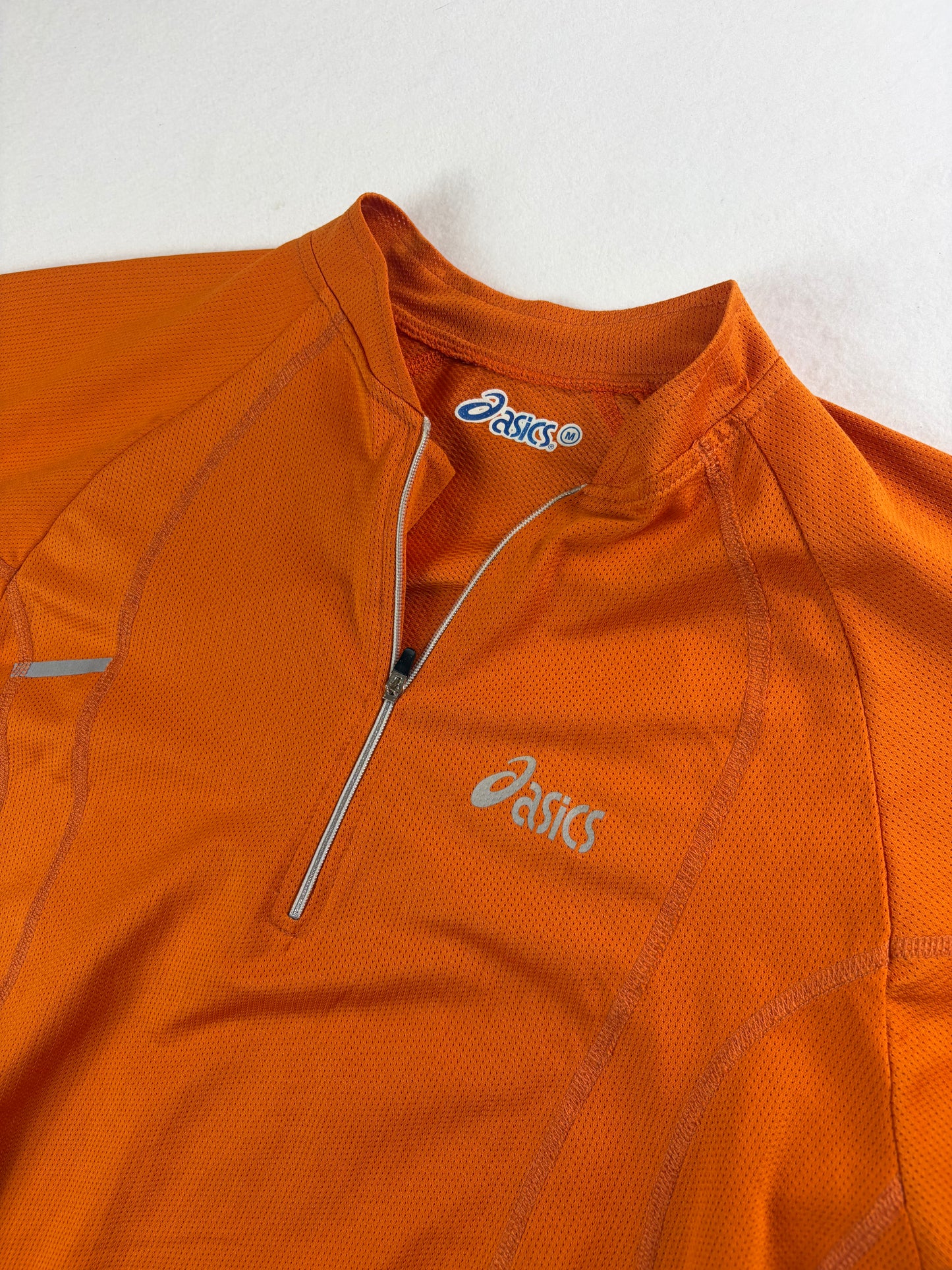 Vintage Asics Outdoor Zip-Up T-Shirt