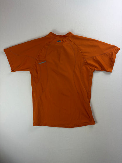 Vintage Asics Outdoor Zip-Up T-Shirt