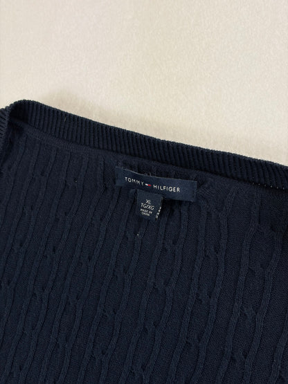 Tommy Hilfiger női kábelkötött pulóver