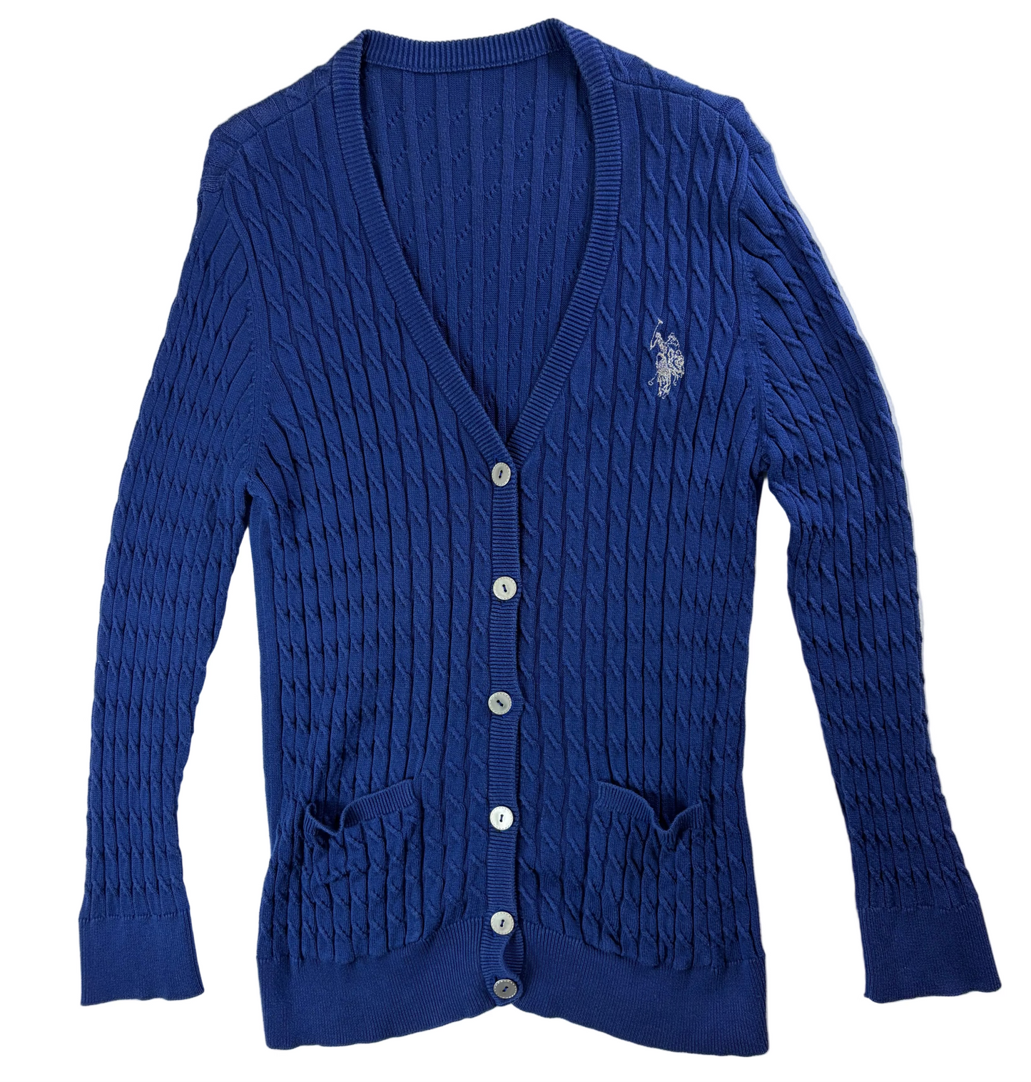 U.S. Polo Assn. Women's Cableknit Cardigan