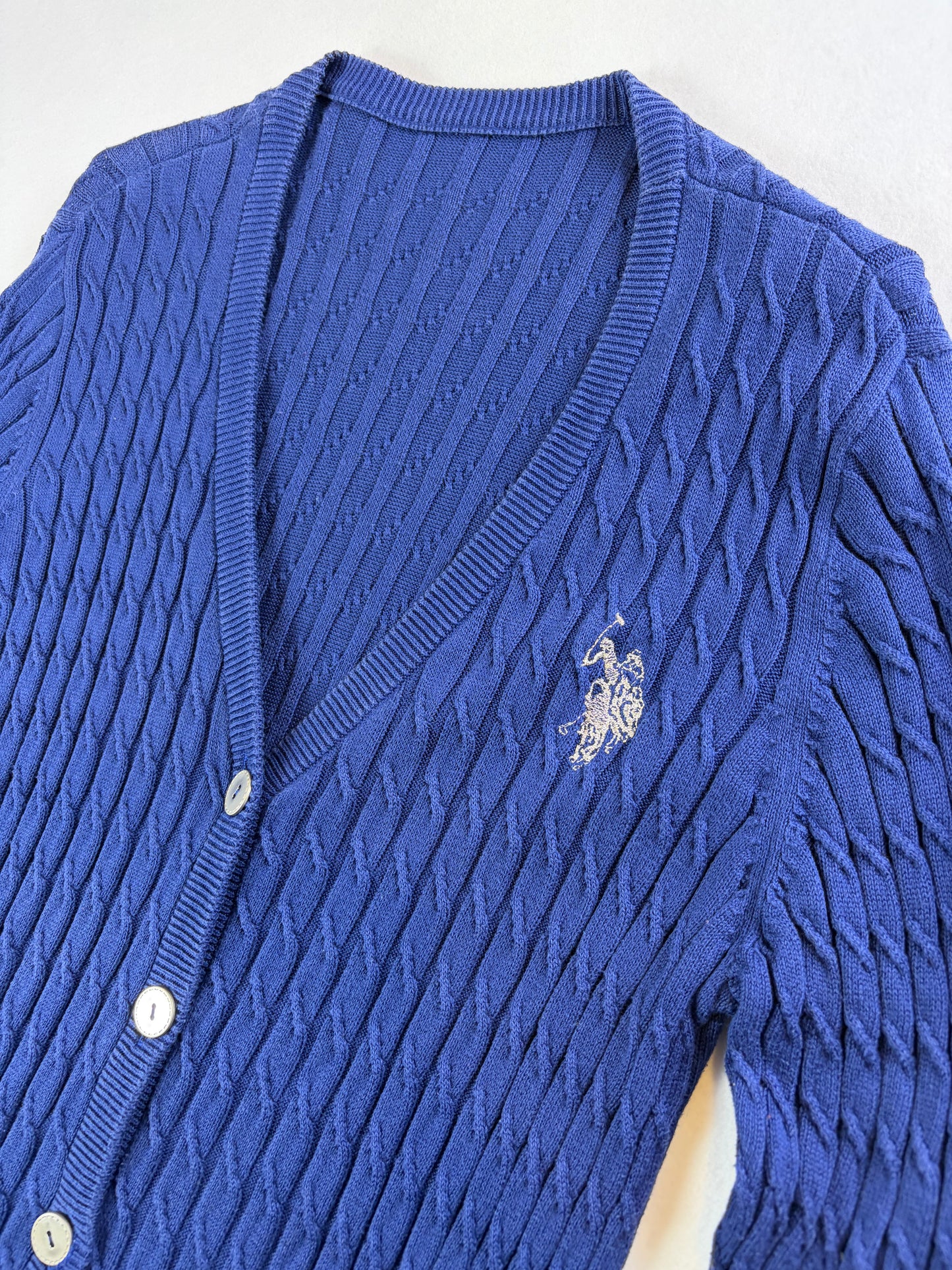 U.S. Polo Assn. Women's Cableknit Cardigan
