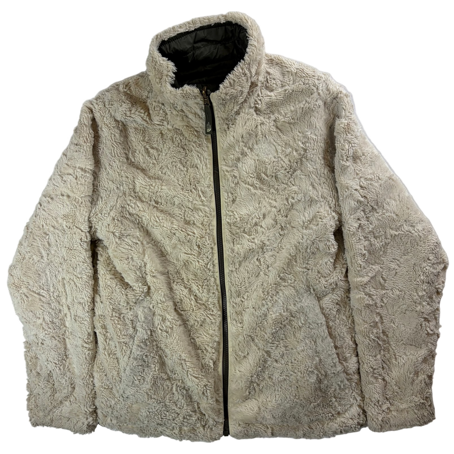 Jachetă The North Face reversibilă din fleece/matlasată pentru femei