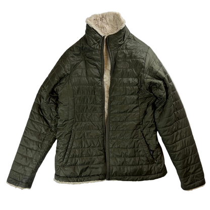 Jachetă The North Face reversibilă din fleece/matlasată pentru femei