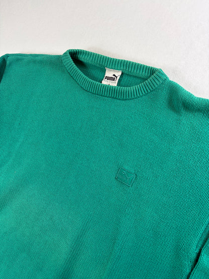 Vintage Kötött Puma Pulóver