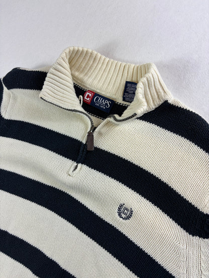 Pulover Chaps by Ralph Lauren tricotat cu fermoar 3/4