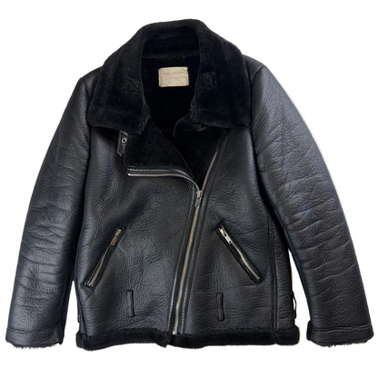 Geacă Aviator Neagră de Damă Zara