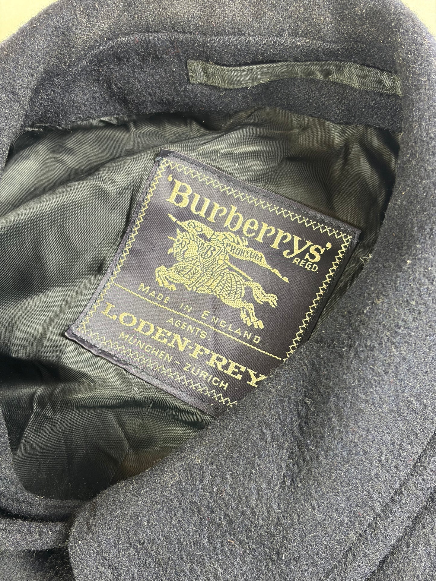 Vintage Burberrys hosszú gyapjúkabát