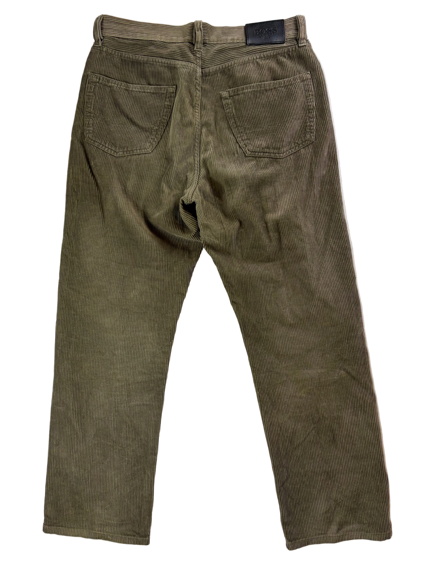 Pantaloni din velur Hugo Boss