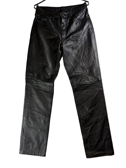Pantaloni din piele Rifle, stil vintage