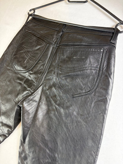 Pantaloni din piele Rifle, stil vintage