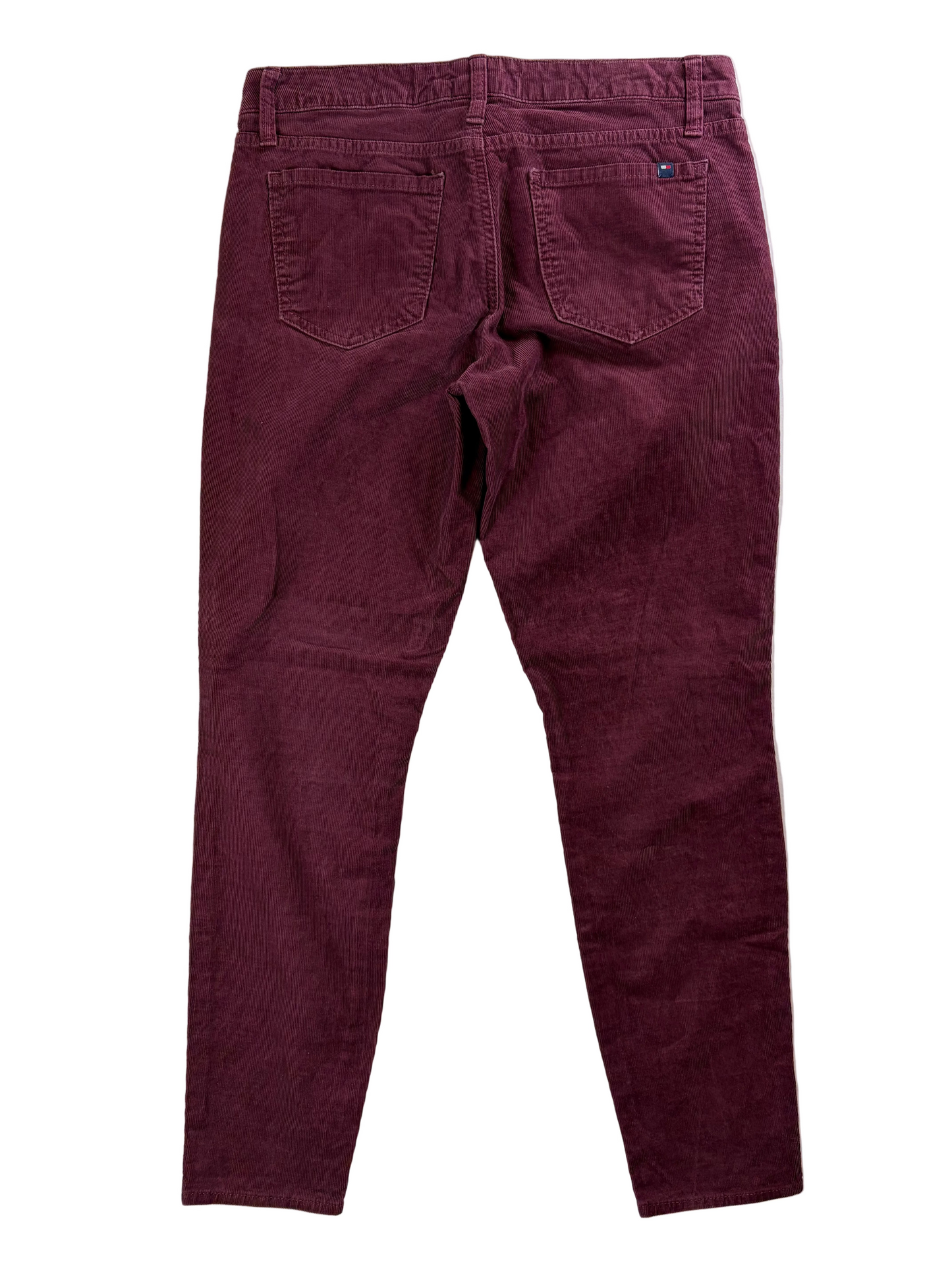Pantaloni din velur Tommy Hilfiger de damă