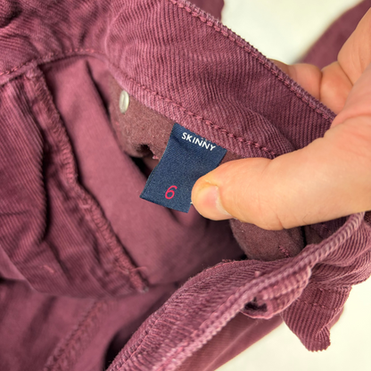Pantaloni din velur Tommy Hilfiger de damă