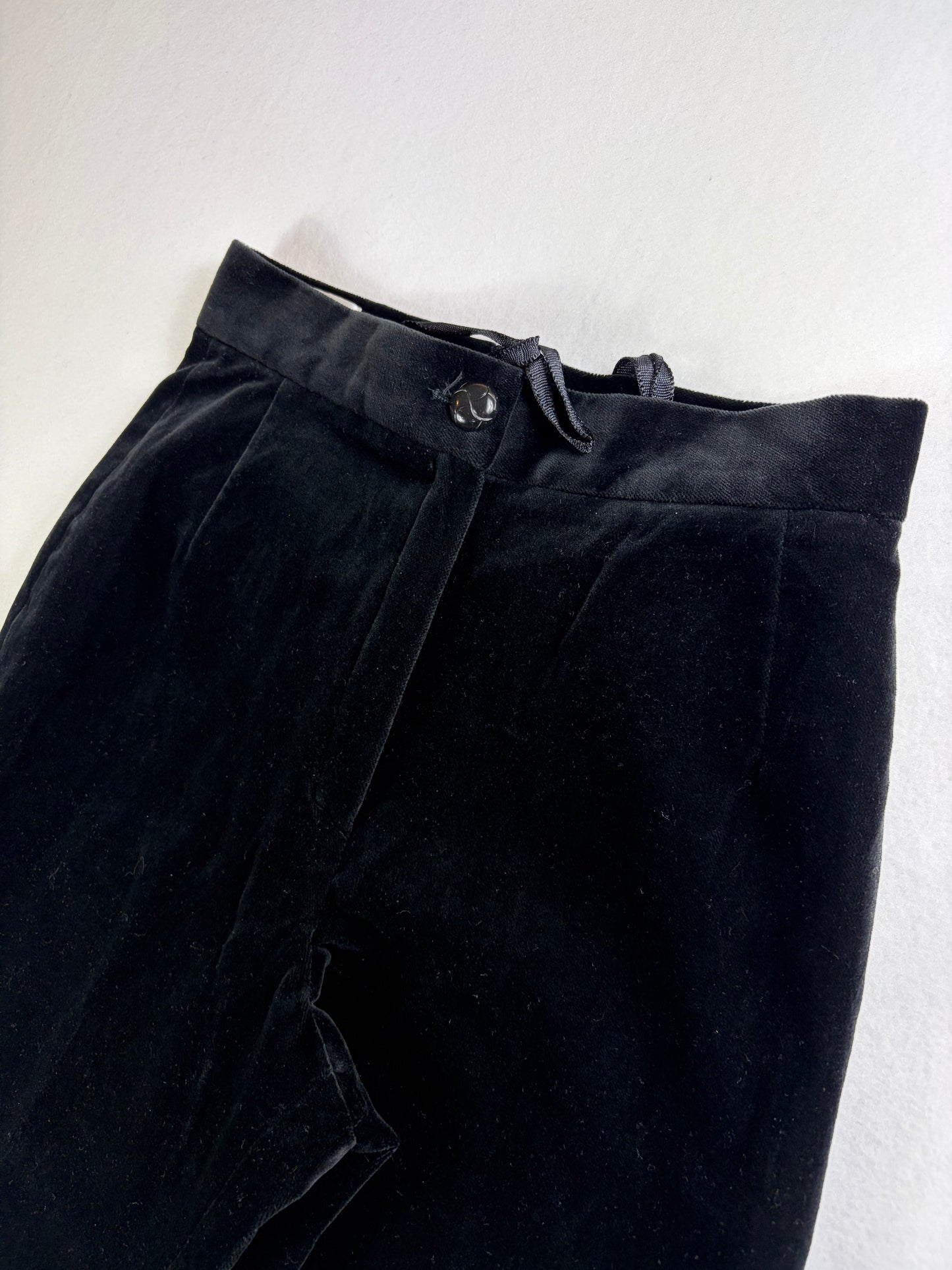 Pantaloni vintage din catifea Karl Lagerfeld