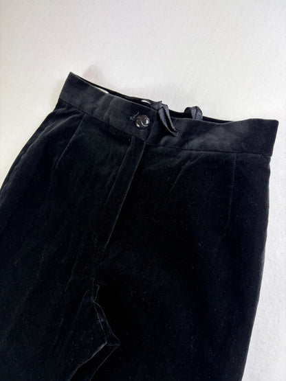 Pantaloni vintage din catifea Karl Lagerfeld