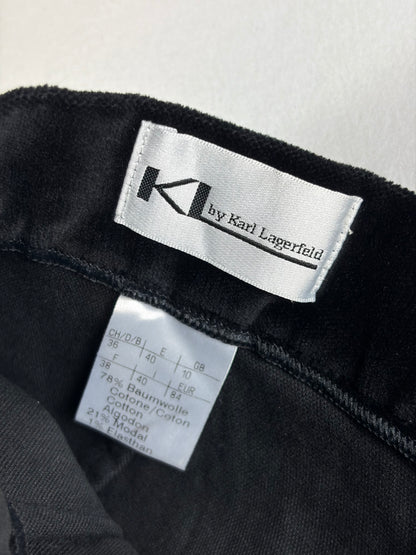 Pantaloni vintage din catifea Karl Lagerfeld